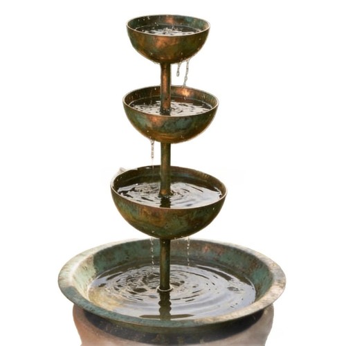 Vintage bird bath - vintage, outdoor