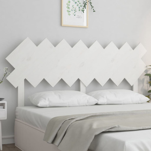 Headboard solid pine white - pine,