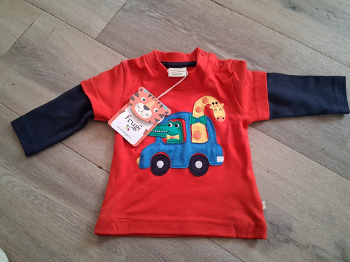 Frugi organic cotton top with - organic,