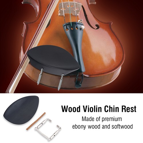 Ebony wood chin rest - ebony,