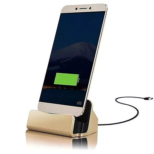 Gold desktop dock type usb - dock,