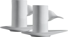 Alessi - Set di due tazzine con sottotazza Hazel Moka