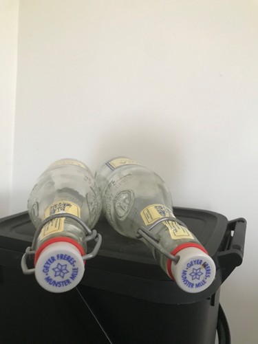 Flip top bottles glass - flip,