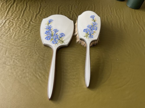 Vintage guilloche enameled - vintage,