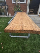 Field Elm Breakfast Bar/Bartop  Handmade