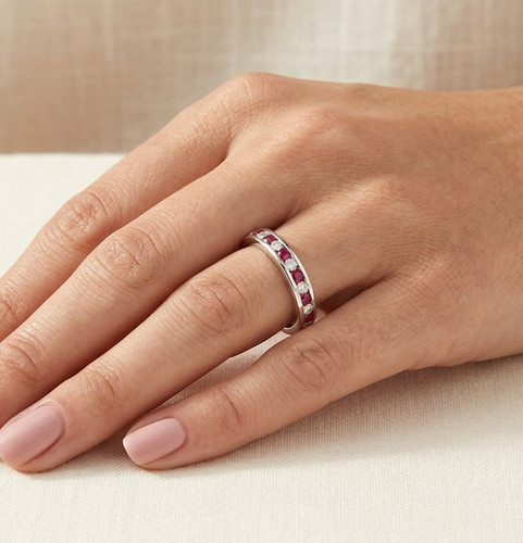 9ct solid white gold - solid,