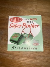 Vintage Lawnmower ~ Qualcast Super Panther 1962 Brochure ~ Mint Condition