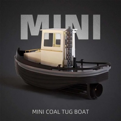 Mini tugboat model kit - 1/18,