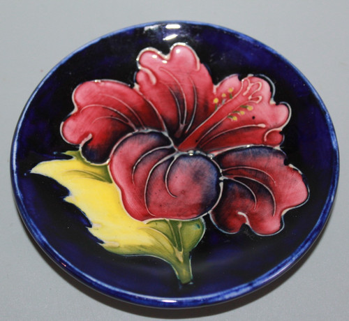 Moorcroft hibiscus pink - hibiscus, on