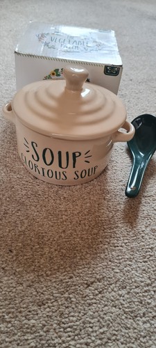 Soup bowl with iid and - with,