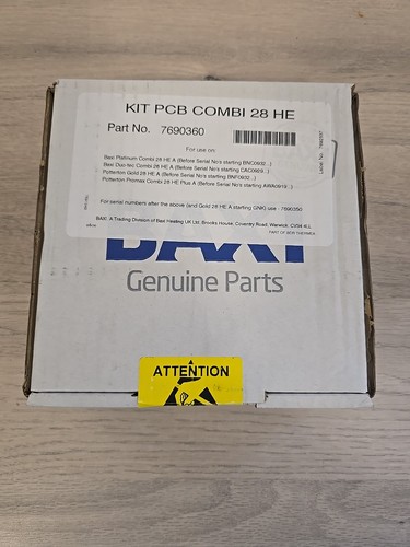 Potterton baxi pcb combi - combi, he