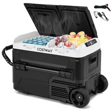 Dual Zone 12V Car Refrigerator 40L Portable Compressor Fridge Freezer (-4℉~68℉)