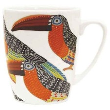 Queens Paradise Birds Toucan Oak Mug