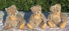3 OLD STEIFF BEARS c.1950s