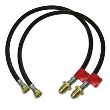 PACK 2 x LPG POL x W20 PIG TAIL GAS PIPES 35" LP PROPANE BOTTLE CONNECTING HOSES