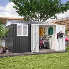 Garden Shed 10x10FT Steel Apex