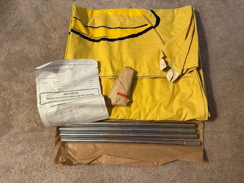 1977 back yard - back, tent
