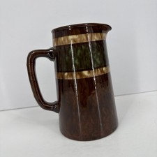 Vintage SUDLOW POTTERY Burslem Jug Glazed Ceramic England EUC