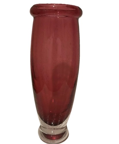 Vtg art glass vase - vtg,
