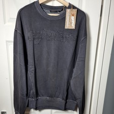Gasp Vintage Crewneck Washed Black L