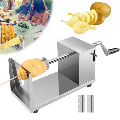 Stainless steel spiral potato - steel,