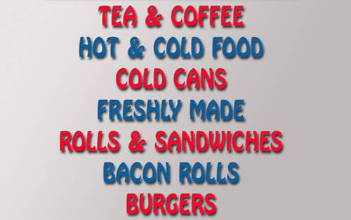 Set burger van catering - set, of