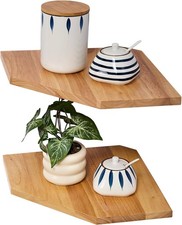 Corner Shelf, Set of 2 Solid