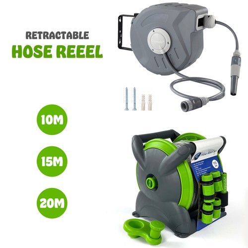 Garden hose reel wall mounted - hose,
