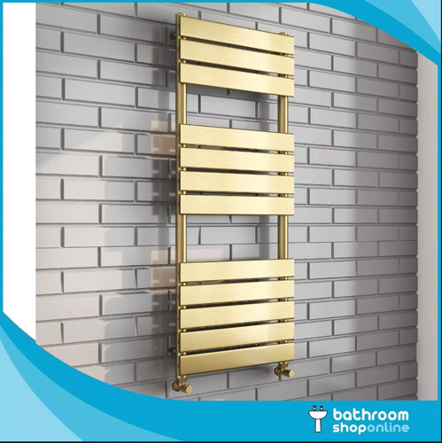 Brushed brass flat bar - brass,