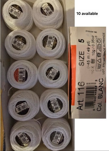 New dmc cotton perle - cotton, 5