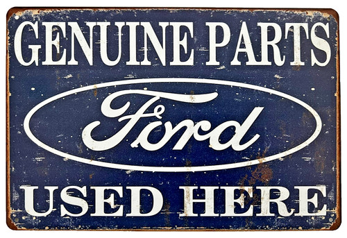 Ford parts tin - tin, (mustang