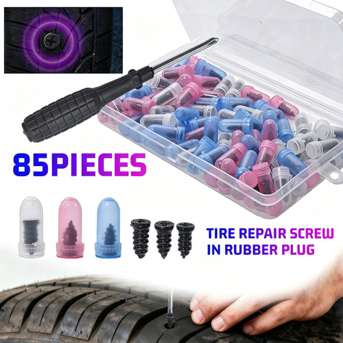 85pcs tyre puncture repair - 85pcs,