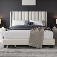 Double Upholstered Bed Frame