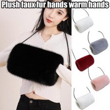 Women Hand Muff Fluffy Faux