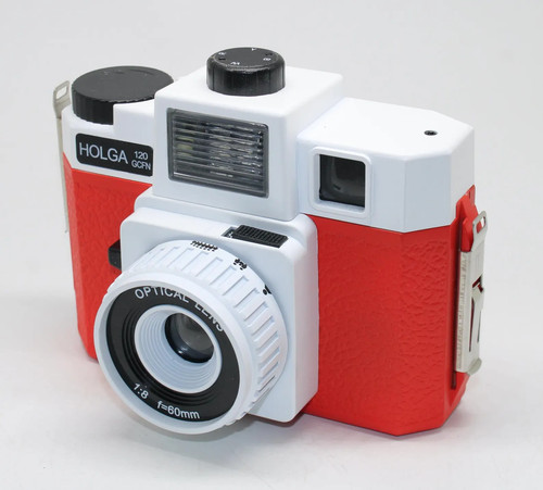 Holga 120 gcfn red white - holga,
