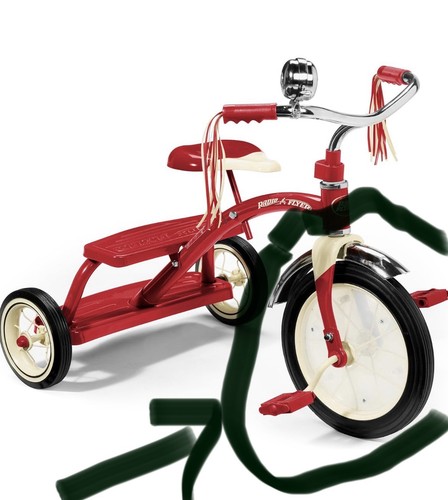 Radio flyer dual deck tricycle - radio,