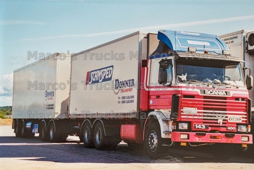 Truck photo scania 143 400 - photo, box