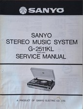 Service Manual for Sanyo Music