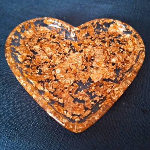 Gold heart shaped - gold, heart-shaped