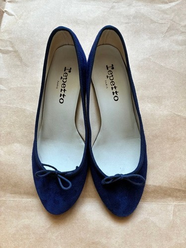 Repetto navy ballerina shoes