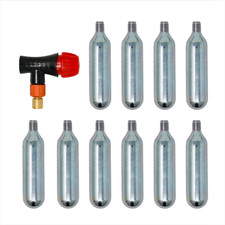 Bicycle CO2 Cartridge 16g Threaded Tyre Inflator Pump Gas Canisters