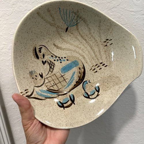 Red wing pottery bob white - red,