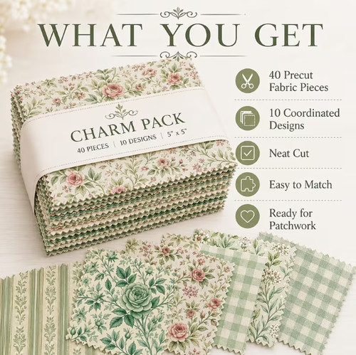 Charm pack pre cut - 5",
