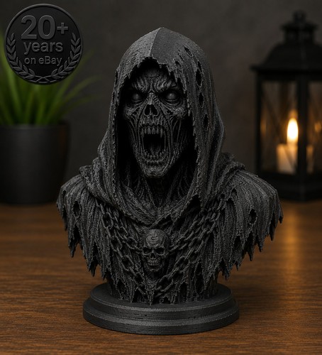 Grim reaper bust home - grim, decor
