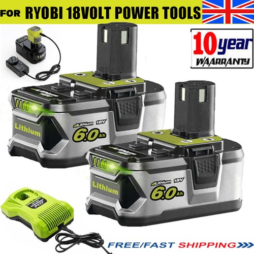 0ah for ryobi 18v one - 6.0ah, one+