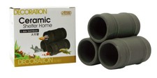 Ista Ceramic Cave Hiding Shelter Home Hide Pleco Shrimp Catfish Breeding M or L