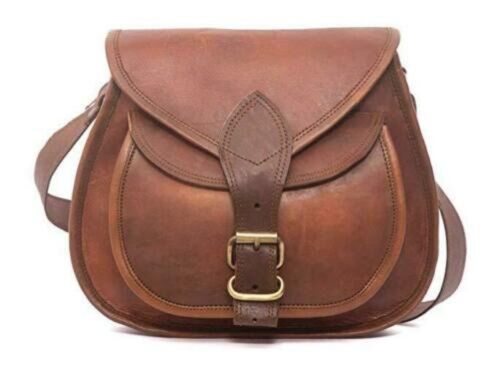 Leather bag vintage handmade - bag,