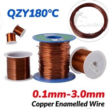 0.1mm-3.0mm Copper Wire Magnet Wire QZY180°C Enameled Copper Winding Wire Coil