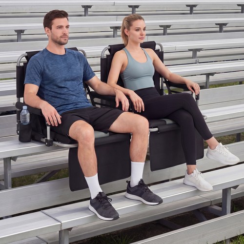 Foldable stadium seat bleacher - stadium,