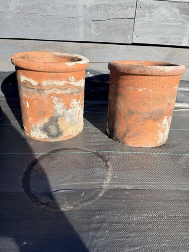 Clay terracotta chimney - , pot
